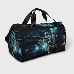 Сумка спортивная 3D Американский Грузовик Дальнобой 2022