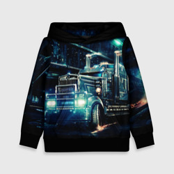 Детская толстовка 3D Американский Грузовик Дальнобой 2022