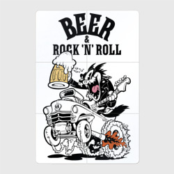 Магнитный плакат 2Х3 Beer & Rock'n'Roll