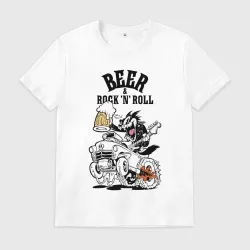 Мужская футболка хлопок Beer & Rock'n'Roll