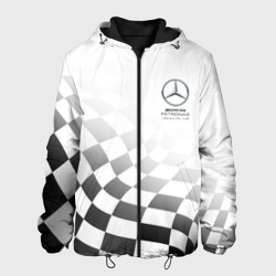 Мужская куртка 3D Mercedes, Мерседес спорт, финишный флаг, формула 1