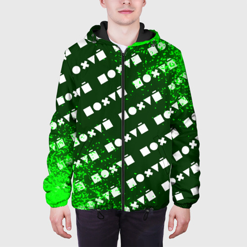 Мужская куртка 3D Безразличие - Спрей Паттерн, цвет 3D печать - фото 4