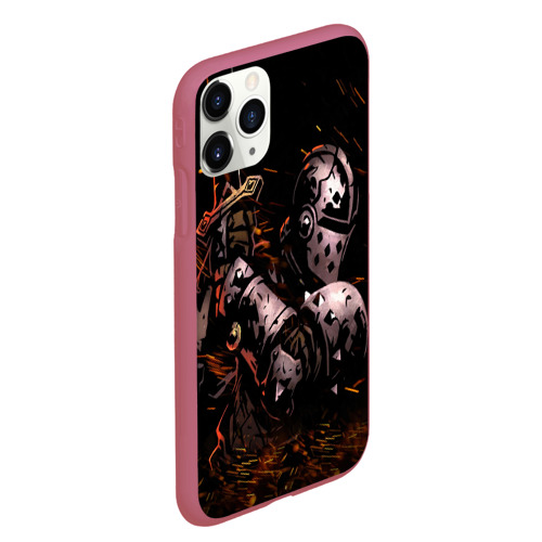 Чехол для iPhone 11 Pro Max матовый Darkest Dungeon Fish and Bones, цвет малиновый - фото 3