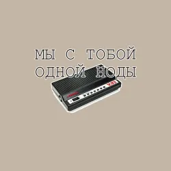 Мужской свитшот хлопок Мы с тобой одной ноды - фото 2