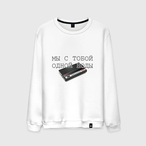 Мужской свитшот хлопок Мы с тобой одной ноды