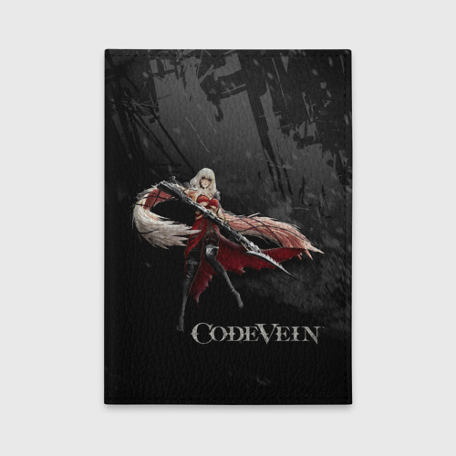 Обложка для автодокументов Ева Ру Code Vein, цвет голубой