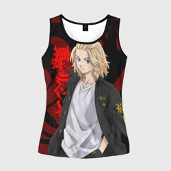 Женская майка 3D Майки Мандзиро Сано красный орнамент