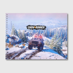 Альбом для рисования Snowrunner Гонки по бездорожью