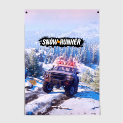 Постер Snowrunner Гонки по бездорожью