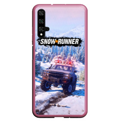 Чехол для Honor 20 Snowrunner Гонки по бездорожью