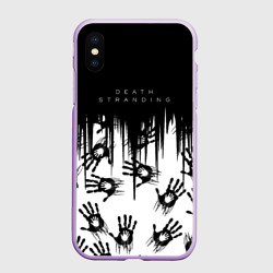 Чехол для iPhone XS Max матовый Death Stranding Отпечаток ладони