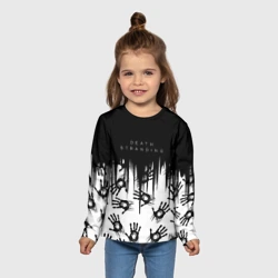 Детский лонгслив 3D Death Stranding Отпечаток ладони - фото 2