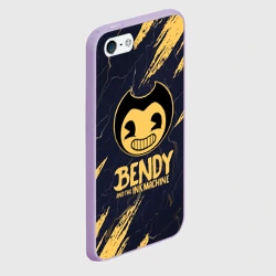 Чехол для iPhone 5/5S матовый Bendy and the ink machine Чернильная машина - фото 2