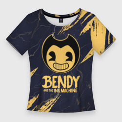 Женская футболка 3D Slim Bendy and the ink machine Чернильная машина