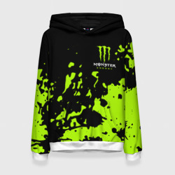 Женская толстовка 3D Monster Energy green