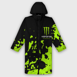 Женский дождевик 3D Monster Energy green