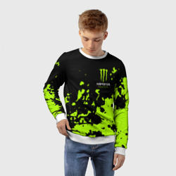 Детский свитшот 3D Monster Energy green - фото 2