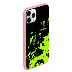 Чехол для iPhone 11 Pro Max матовый Monster Energy green - фото 2