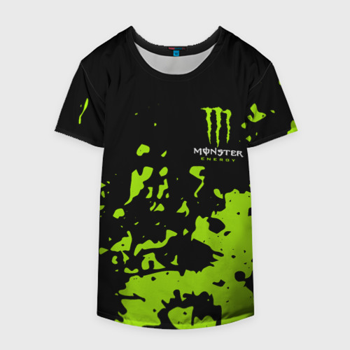 Накидка на куртку 3D Monster Energy green, цвет 3D печать - фото 4