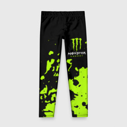 Детские леггинсы 3D Monster Energy green