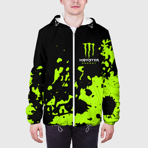 Мужская куртка 3D Monster Energy green, цвет 3D печать - фото 4