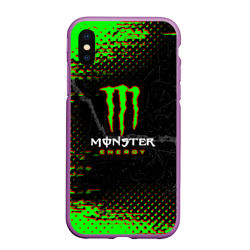 Чехол для iPhone XS Max матовый [Monster Energy] - Энергетический напиток