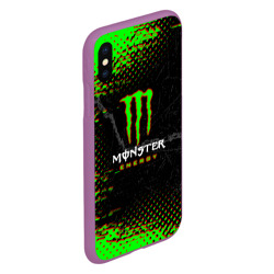 Чехол для iPhone XS Max матовый [Monster Energy] - Энергетический напиток - фото 2