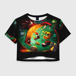 Женская футболка Crop-top 3D Rayman Legend