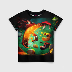 Детская футболка 3D Rayman Legend