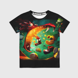 Детская футболка 3D Rayman Legend
