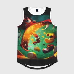 Мужская спортивная майка 3D Rayman Legend