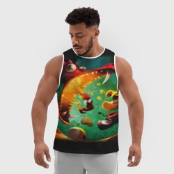 Мужская спортивная майка 3D Rayman Legend - фото 2