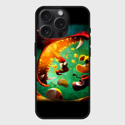 Чехол силиконовый для Apple iPhone 15 Pro матовый Rayman Legend
