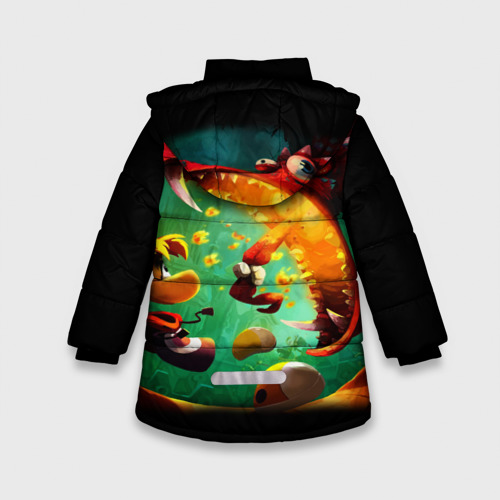 Зимняя куртка для девочек 3D Rayman Legend, цвет черный - фото 2