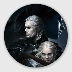 Круглый коврик для мышки The Witcher 2 season