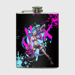 Фляга Jinx LOL neon paints ЛОЛ брызги красок Джинкс Аркейн