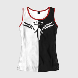 Женская майка 3D Walhalla team black white style Tokyo Revengers