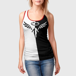 Женская майка 3D Walhalla team black white style Tokyo Revengers - фото 2