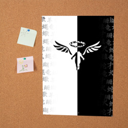 Постер Walhalla team black white style Tokyo Revengers - фото 2