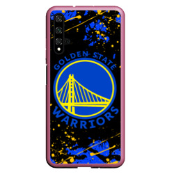 Чехол для Honor 20 NBA golden state warriors, брызги красок