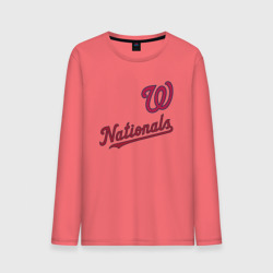 Мужской лонгслив хлопок Washington Nationals - baseball