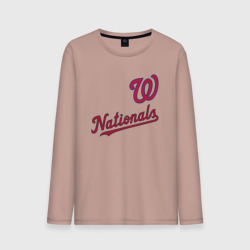 Мужской лонгслив хлопок Washington Nationals - baseball