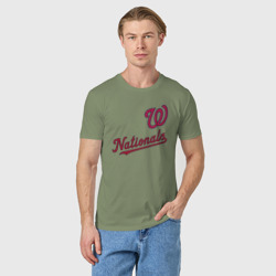 Мужская футболка хлопок Washington Nationals - baseball - фото 2