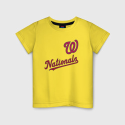 Детская футболка хлопок Washington Nationals - baseball