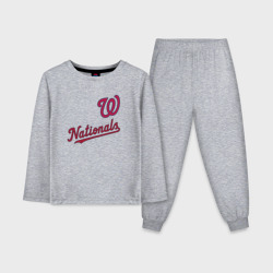 Детская пижама с лонгсливом хлопок Washington Nationals - baseball