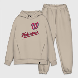 Мужской костюм oversize хлопок Washington Nationals - baseball