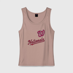 Женская майка хлопок Washington Nationals - baseball