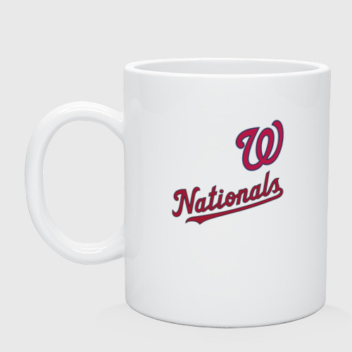 Кружка керамическая Washington Nationals - baseball, цвет белый