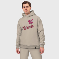 Мужской костюм oversize хлопок Washington Nationals - baseball - фото 2