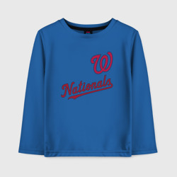 Детский лонгслив хлопок Washington Nationals - baseball